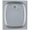 224964 4 alveus basic 10 dekor 1 1 2 drez nerezovy bez odkapu sifon