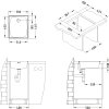 224964 5 alveus basic 10 dekor 1 1 2 drez nerezovy bez odkapu sifon