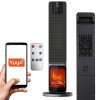 Carruzzo Q20L Topení ventilátorové, sloupevé s imitací krbu - WIFI