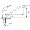 Baterija za sudoperu Genesis by alveus GM 110 chr 899 slika O 50039821