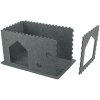 328717 6 filcovy domek jeskyne lene 54 x 30 x 35 cm seda
