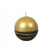 351250 svicka lumina gold koule metalicka leskla d8cm