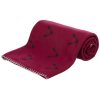364181 xmas vanocni fleecova deka natalya 150 x 100 cm vinova svetlemodra seda