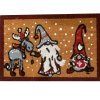 HOME ELEMENTS Rohož z kokosových vláken 40x60 cm (Model Skřítci)