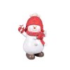 366812 snehulak s salou a cepici polyresinovy 14x10x21cm