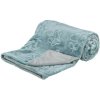 367547 plysova deka barry dvouvrstvy samet modra seda