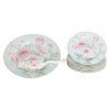 369779 home elements dortovy set dortovy talir 6 x talir dortova lzice ruze