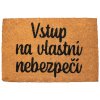 386345 home elements rohoz 40x60 cm vstup na vlastni nebezpeci