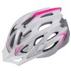 Venus cyklistická helma bílá-růžová velikost oblečení L-XL