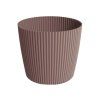 Obal na květník MILLY ROUND plastový d13x11cm