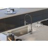 Alveus OMNI 40 beton, 750×450 mm  Granitový dřez bez odkapu, beton