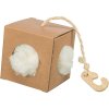 Box s hnízdícím materiálem, 9x9x9 cm/ 6g, karton/kapok