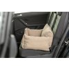 Sedačka / pelech do auta, 55 x 50 x 30 cm, šedobéžová