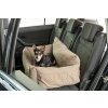 Sedačka / pelech do auta Double, 80 x 60 x 35 cm, šedobéžová