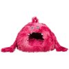Kukaň MONSTER, 46 x 33 x 46 cm, dlouhovlasý plyš, růžově červená - LIMITOVANÁ NABÍDKA