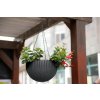 326 1 zavesny kvetinac keter hanging sphere hnedy