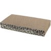 Škrabací karton LEO, vlnovka s catnipem, 44 x 6 x 25 cm, 2 ks, leopardí