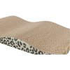 Škrabací karton LEO, vlnovka s catnipem, 44 x 6 x 25 cm, 2 ks, leopardí