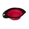 Max skládací silikonová miska pro psa 19x6cm růžová velká