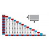 30660 3 nivelacni sada spony 1mm 400ks kliny 200ks box