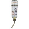 243459 sklenena napajecka honey hopper s kovovym pitkem pro cincily a kraliky 500 ml