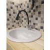 Vodovodní baterie dřezová Slezák RAV Sázava SA006/13 (Barva chrom/černá, Rozměr 3/8'')