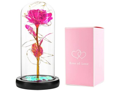 324676 ag776a vecna ruze v led ruzovem skle