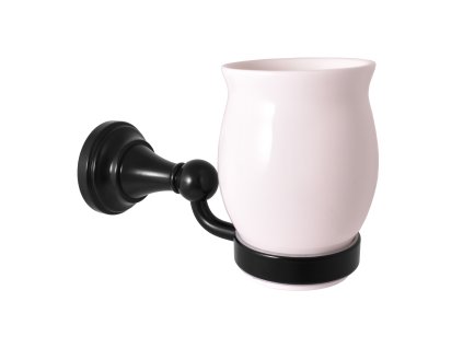 342283 drzak kartacku keramika cerna matna koupelnovy doplnek morava retro barva cerna matna