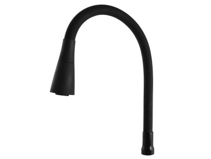 231006 flexi raminko se sprchou cerna matna barva cerna matna