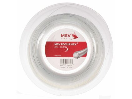 212280 focus hex tenisovy vyplet 200 m bila prumer 1 27