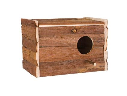 240930 hnizdici budka z prirodniho dreva pro korely 30x20x20 cm