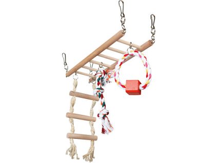 240219 houpacka do klece kruh zebrik trojuzel 29x25x9cm trixie