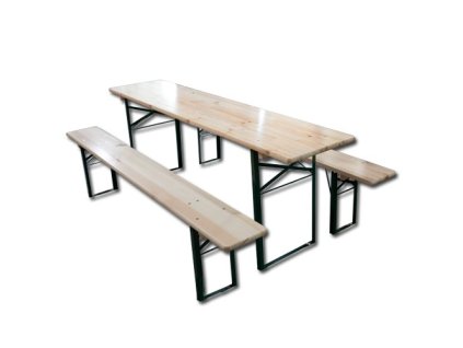 113902 huka pivni beer set 220 x 50 x 25 cm zahradni posezeni