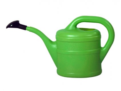 Konvička s růžicí plastová (Barva oranžová, Objem 1 l)