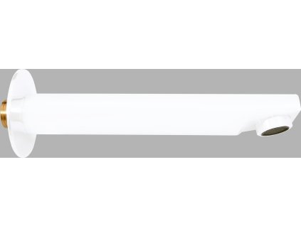 333376 kulaty vytok ze steny bila barva bila