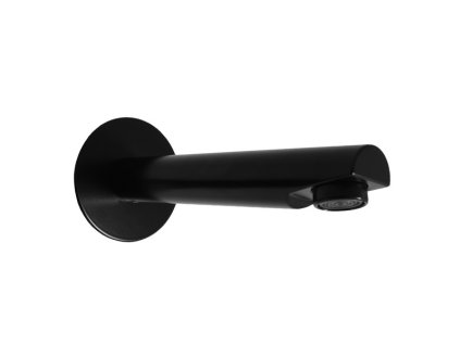 230781 kulaty vytok ze steny cerna matna barva cerna matna