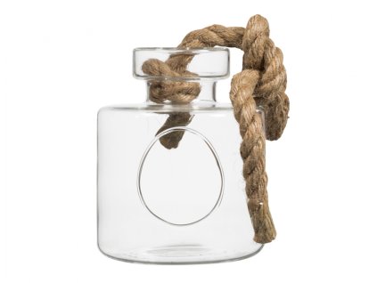 154677 lahev dekoracni l zavesna sklenena d15x20cm