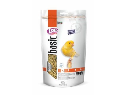 243912 lolo basic kompletni krmivo pro kanarky 600 g doypack