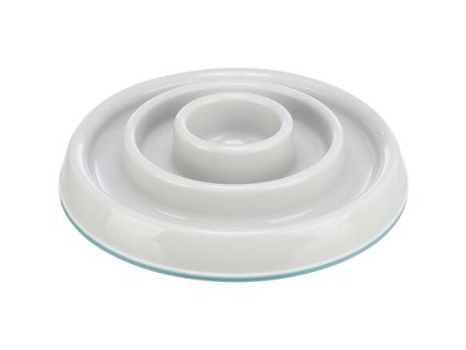 170532 miska k pomalemu krmeni design kruhy 0 45 l 23 cm plast tpr seda