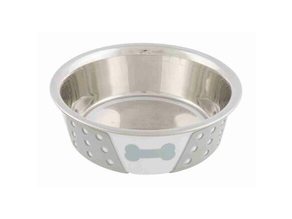 245475 nerezova miska se silikonovym oplastenim 0 4l 14cm bilo seda