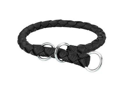 252594 nylonovy obojek kulaty cavo cerny
