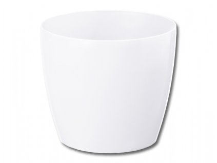 100113 obal na kvetnik magnolia plastovy leskly d36x32cm