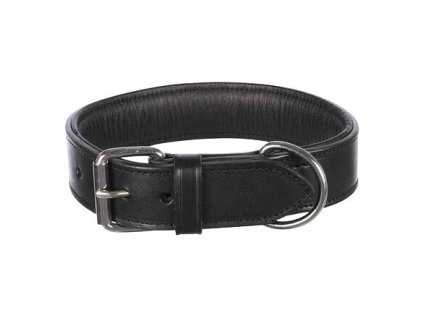 255759 obojek active kozeny cerny