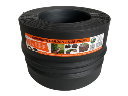 261411 obruba garden edge profi xl skryta cerna 15x0 2m d2mm