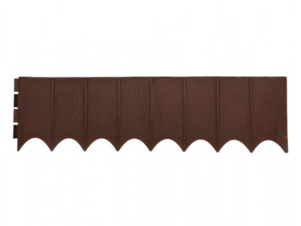 159642 obruba garden fence hneda 5 9x0 16m