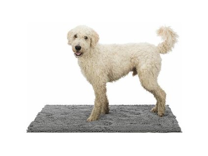 Podložka absorbující nečistoty, voděodolná, šedá (Velikost 60 x 50cm)