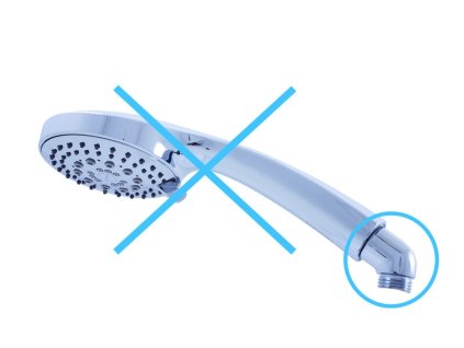 Přechodka k vanové vodopádové baterii Slezák RAV MD0108 (Barva chrom)