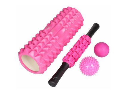 264303 2 roller set iv joga set ruzova baleni 1 sada