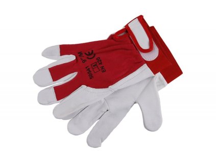 60282 1 rukavice mechanik 9 bavlna kozi kuze