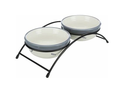 239805 set keramickych misek se stojankem 2 0 3 l 12 cm sedo bila